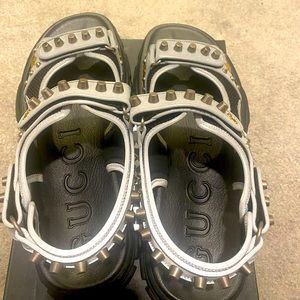 Gucci Aguru studded sandals